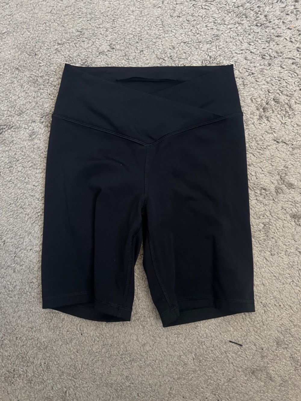 High-Waist Black Women’s Bike Shorts